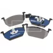 Jeu de 4 plaquettes de frein avant BORG & BECK BBP2511 - Visuel 2