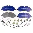 Jeu de 4 plaquettes de frein avant BORG & BECK BBP2514 - Visuel 2