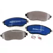 Jeu de 4 plaquettes de frein avant BORG & BECK BBP2515 - Visuel 2