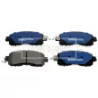Jeu de 4 plaquettes de frein avant BORG & BECK BBP2534 - Visuel 2