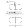 Jeu de 4 plaquettes de frein avant BORG & BECK BBP2549 - Visuel 2