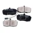 Jeu de 4 plaquettes de frein avant BORG & BECK BBP2549 - Visuel 3