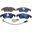 Jeu de 4 plaquettes de frein avant BORG & BECK BBP2565 - Visuel 3