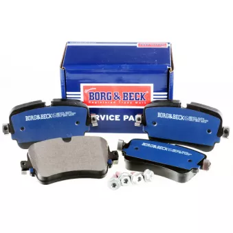Jeu de 4 plaquettes de frein arrière BORG & BECK BBP2574