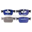 Jeu de 4 plaquettes de frein avant BORG & BECK BBP2631 - Visuel 2