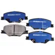 Jeu de 4 plaquettes de frein avant BORG & BECK BBP2672 - Visuel 3