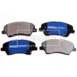 Jeu de 4 plaquettes de frein avant BORG & BECK BBP2681 - Visuel 3