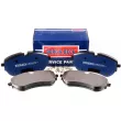 Jeu de 4 plaquettes de frein avant BORG & BECK BBP2820 - Visuel 2