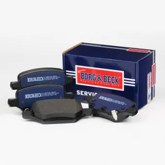 Jeu de 4 plaquettes de frein arrière BORG & BECK BBP2838