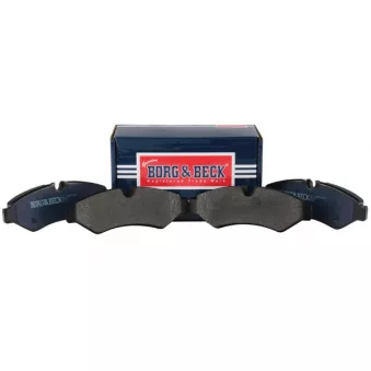 Jeu de 4 plaquettes de frein arrière BORG & BECK BBP2839