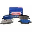 Jeu de 4 plaquettes de frein avant BORG & BECK BBP2850 - Visuel 1