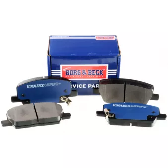 Jeu de 4 plaquettes de frein avant BORG & BECK BBP2850