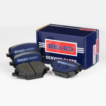 Jeu de 4 plaquettes de frein arrière BORG & BECK BBP2864
