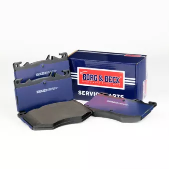 Jeu de 4 plaquettes de frein avant BORG & BECK BBP2865