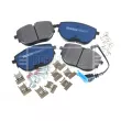 Jeu de 4 plaquettes de frein avant BORG & BECK BBP2881 - Visuel 3