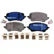 Jeu de 4 plaquettes de frein avant BORG & BECK BBP2885 - Visuel 3