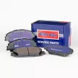 Jeu de 4 plaquettes de frein avant BORG & BECK BBP2899 - Visuel 1
