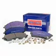 Jeu de 4 plaquettes de frein avant BORG & BECK BBP2923 - Visuel 1