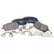 Jeu de 4 plaquettes de frein avant BORG & BECK BBP2938 - Visuel 2