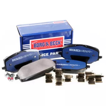 Jeu de 4 plaquettes de frein avant BORG & BECK BBP2939