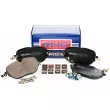 Jeu de 4 plaquettes de frein avant BORG & BECK BBP2946 - Visuel 1