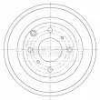 Tambour de frein BORG & BECK BBR7266 - Visuel 2