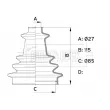 Joint-soufflet, arbre de commande BORG & BECK BCB1003 - Visuel 3
