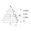 Joint-soufflet, arbre de commande BORG & BECK BCB1004 - Visuel 3