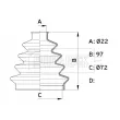 Joint-soufflet, arbre de commande BORG & BECK BCB1007 - Visuel 3