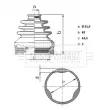 Joint-soufflet, arbre de commande BORG & BECK BCB6156 - Visuel 2