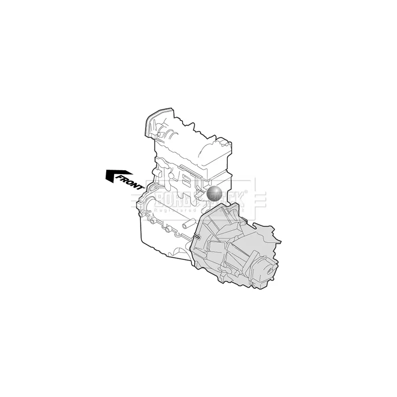 Support moteur BORG & BECK BEM4459