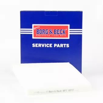 Filtre, air de l'habitacle BORG & BECK BFC1072