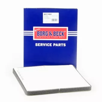 Filtre, air de l'habitacle BORG & BECK BFC1081