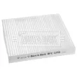 Filtre, air de l'habitacle BORG & BECK BFC1250 - Visuel 2
