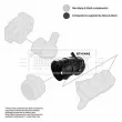 Tuyau d'aspiration, alimentation d'air BORG & BECK BTH1445 - Visuel 3