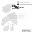 Tuyau d'aspiration, alimentation d'air BORG & BECK BTH1481 - Visuel 3