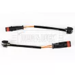 Contact d'avertissement, usure des plaquettes de frein BORG & BECK BWL3000 - Visuel 3