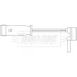 Contact d'avertissement, usure des plaquettes de frein BORG & BECK BWL3001 - Visuel 2