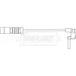 Contact d'avertissement, usure des plaquettes de frein BORG & BECK BWL3002 - Visuel 2