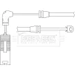Contact d'avertissement, usure des plaquettes de frein BORG & BECK BWL3012 - Visuel 2