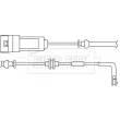 Contact d'avertissement, usure des plaquettes de frein BORG & BECK BWL3018 - Visuel 2