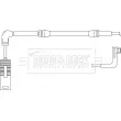 Contact d'avertissement, usure des plaquettes de frein BORG & BECK BWL3025 - Visuel 2