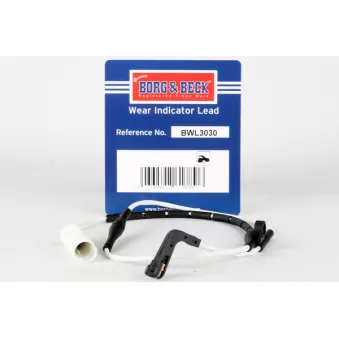 Contact d'avertissement, usure des plaquettes de frein BORG & BECK BWL3030