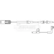 Contact d'avertissement, usure des plaquettes de frein BORG & BECK BWL3030 - Visuel 2