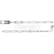 Contact d'avertissement, usure des plaquettes de frein BORG & BECK BWL3037 - Visuel 2
