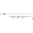 Contact d'avertissement, usure des plaquettes de frein BORG & BECK BWL3038 - Visuel 2