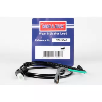 Contact d'avertissement, usure des plaquettes de frein BORG & BECK BWL3040