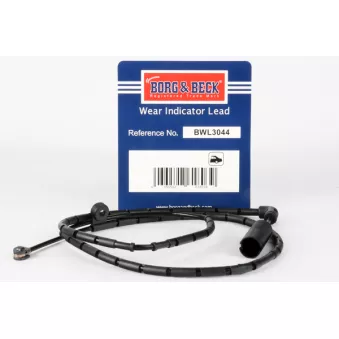 Contact d'avertissement, usure des plaquettes de frein BORG & BECK BWL3044