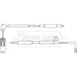 Contact d'avertissement, usure des plaquettes de frein BORG & BECK BWL3047 - Visuel 2