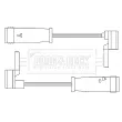Contact d'avertissement, usure des plaquettes de frein BORG & BECK BWL3050 - Visuel 2